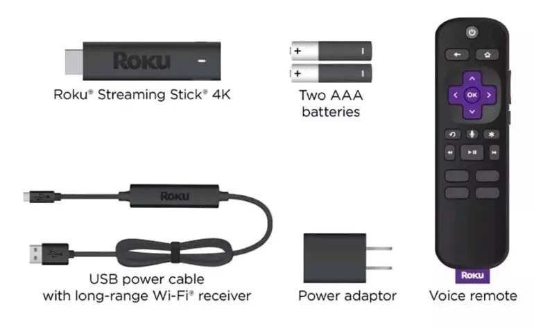 componentes roku streaming stick