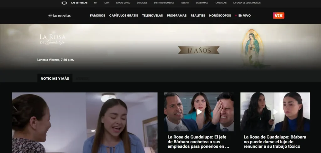 la rosa de guadalupe las estrellas tv