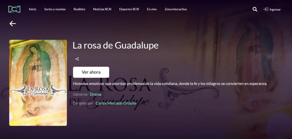 la rosa de guadalupe rcn