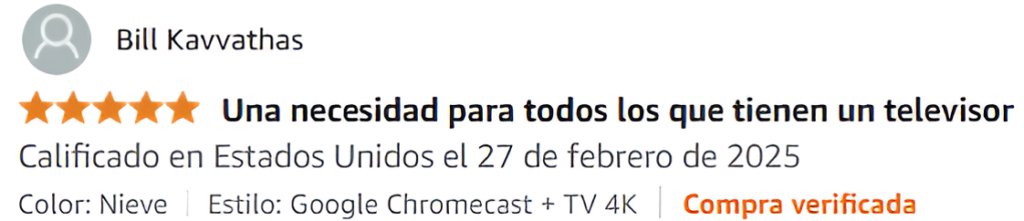 chromecast con google tv opiniones